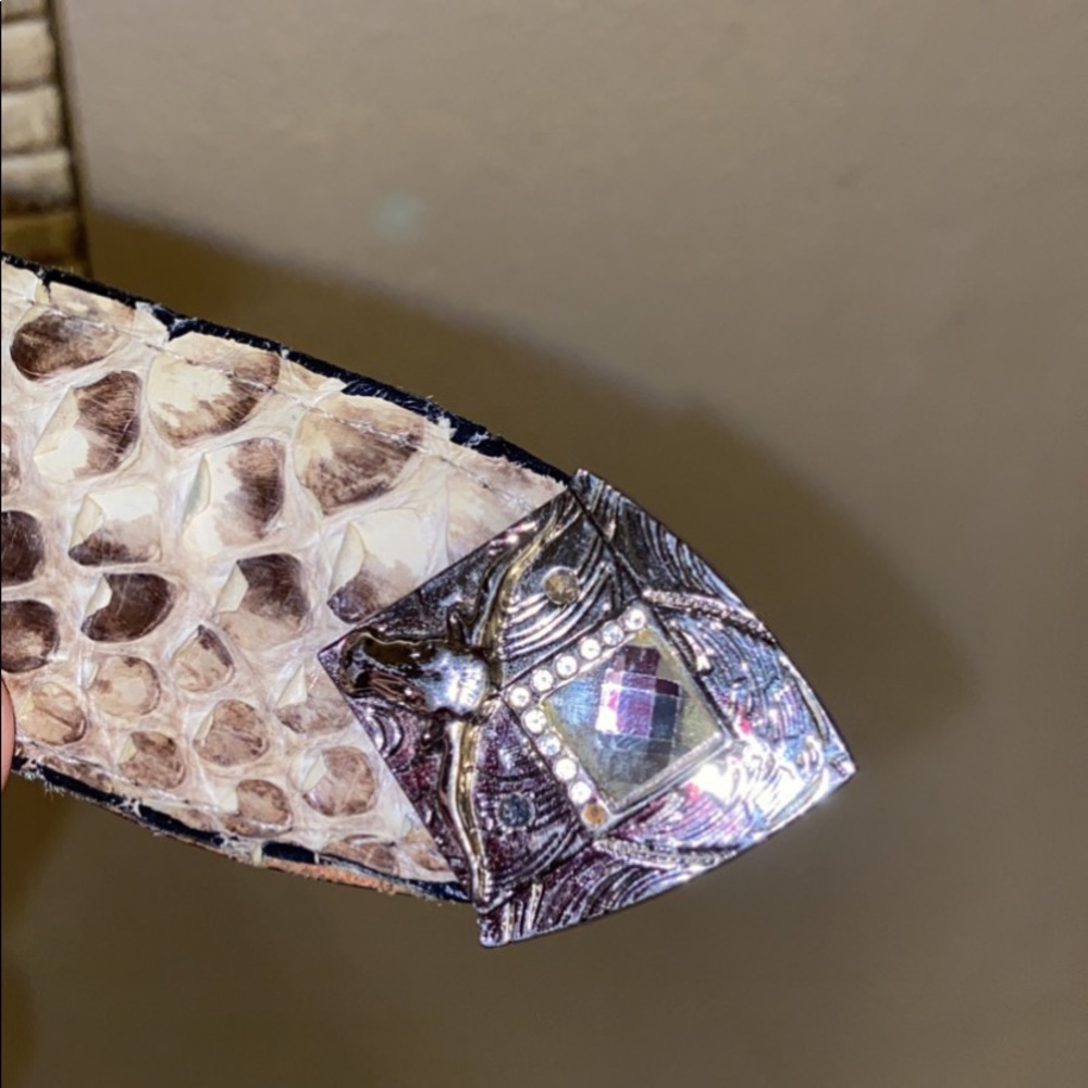 Python Belt With Rhinestone Very Sparkling - image 4
